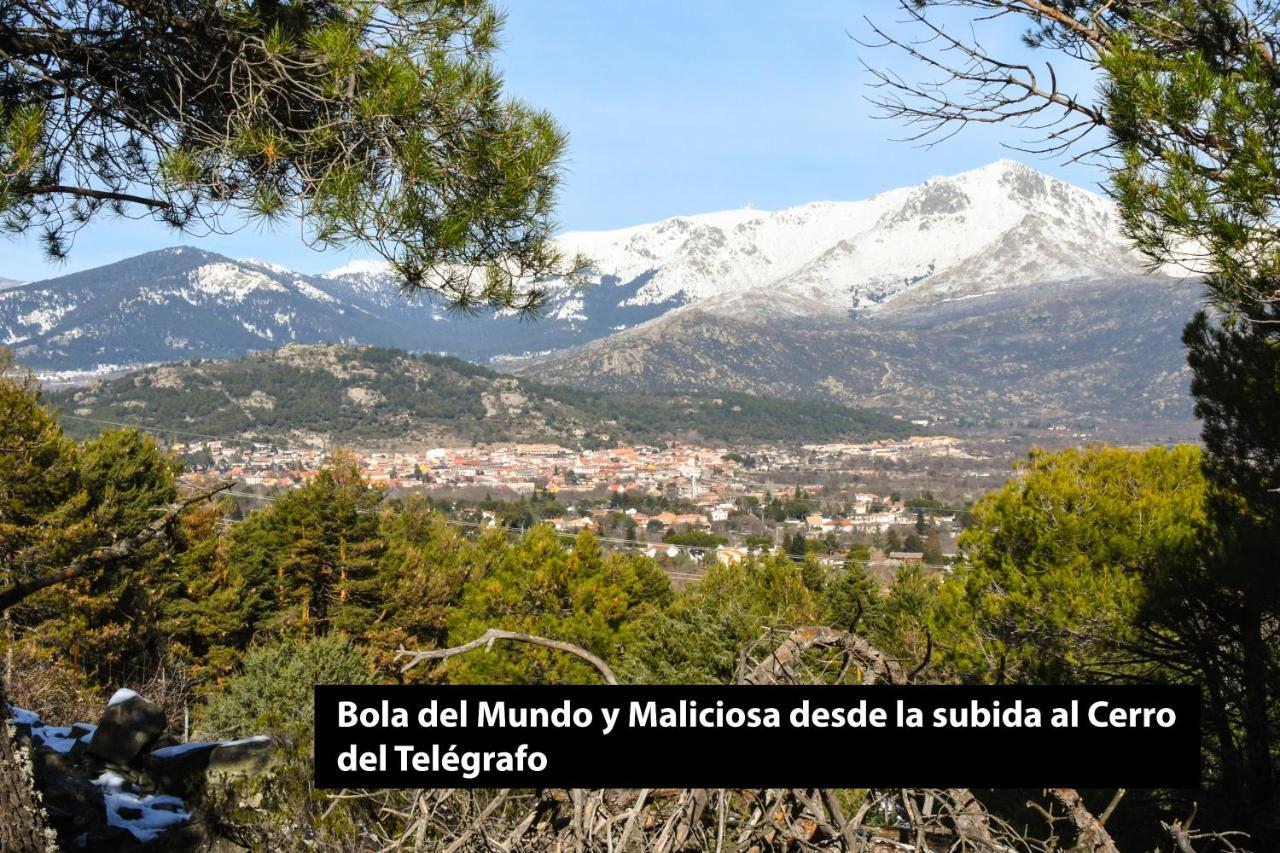 Casa Rural El Trepador Azul Futbolín Barbacoa 8 personas Becerril de la Sierra Exterior foto